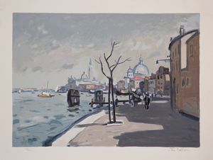 ,ELIO  LAZZARI : Soggetti vari di Venezia  - Asta Arte Moderna e Contemporanea - Associazione Nazionale - Case d'Asta italiane