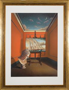 ,ANTONIO  NUNZIANTE : Interno  - Asta Arte Moderna e Contemporanea - Associazione Nazionale - Case d'Asta italiane