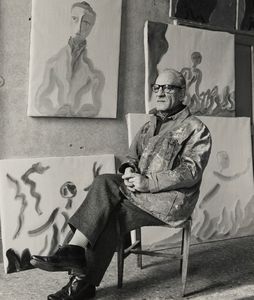 ,Anonimo - Virgilio Guidi nello studio