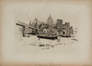 ,JOSEPH PENNELL - St. Paul's Wharf
