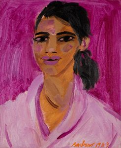 ,SAVERIO BARBARO - Ragazza in rosa