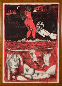 ,Tono Zancanaro : Selinuntea  - Asta Arte Moderna e Contemporanea - Associazione Nazionale - Case d'Asta italiane