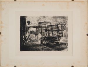 ,Renzo Vespignani : Soggetti vari  - Asta Arte Moderna e Contemporanea - Associazione Nazionale - Case d'Asta italiane