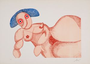 ,ENRICO BAJ - Figura