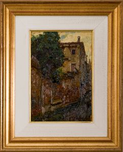 ,DUILIO COROMPAI : Canale veneziano  - Asta Arte Moderna e Contemporanea - Associazione Nazionale - Case d'Asta italiane