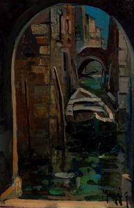 ,GIAMPIETRO MAGGI - Canale veneziano