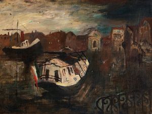 ,MARIO VARAGNOLO - Venezia, vecchio traghetto