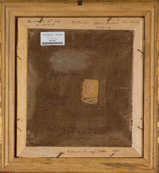 ,MARCO NOVATI : Soggetto religioso  - Asta Grafica e Multipli d'Autore - Associazione Nazionale - Case d'Asta italiane