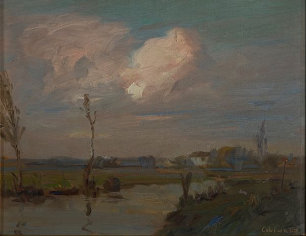 ,LUIGI  COBIANCO : Paesaggio  - Asta Grafica e Multipli d'Autore - Associazione Nazionale - Case d'Asta italiane