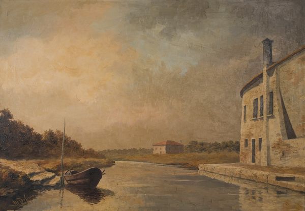 ,M. DE CARO : Paesaggio lagunare  - Asta Grafica e Multipli d'Autore - Associazione Nazionale - Case d'Asta italiane