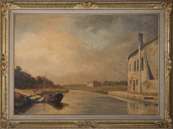 ,M. DE CARO : Paesaggio lagunare  - Asta Grafica e Multipli d'Autore - Associazione Nazionale - Case d'Asta italiane