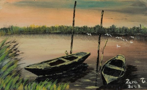 ,T. ZARA : Paesaggi lagunari  - Asta Grafica e Multipli d'Autore - Associazione Nazionale - Case d'Asta italiane