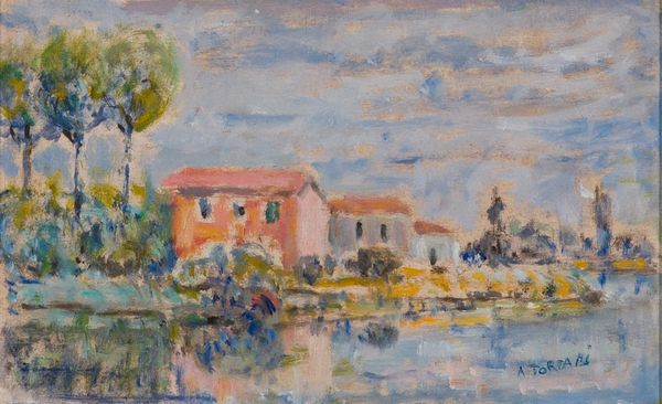 ,AMEDEO TORTANI : Lungo in Brenta  - Asta Grafica e Multipli d'Autore - Associazione Nazionale - Case d'Asta italiane