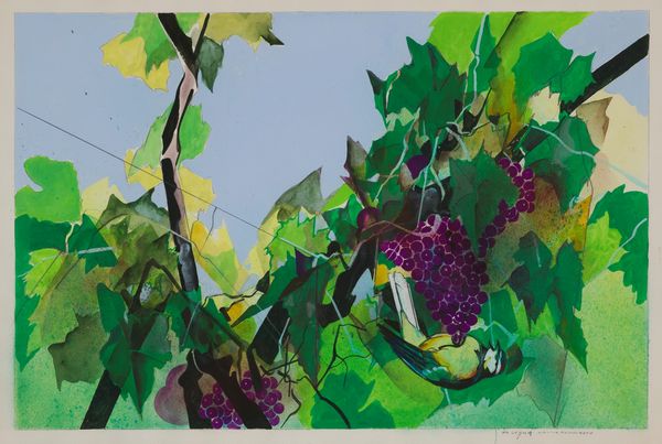 ,ANDREA  PAGNACCO : La vigna  - Asta Grafica e Multipli d'Autore - Associazione Nazionale - Case d'Asta italiane