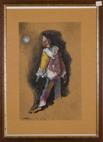 ,SERGIO MANFREDI : Clown al chiaro di luna  - Asta Grafica e Multipli d'Autore - Associazione Nazionale - Case d'Asta italiane