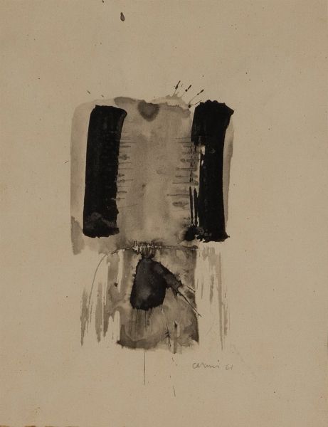 ,EUGENIO CARMI : senza titolo  - Asta Grafica e Multipli d'Autore - Associazione Nazionale - Case d'Asta italiane