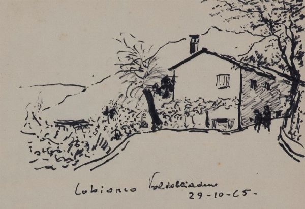 ,LUIGI  COBIANCO : Valdobbiadene  - Asta Grafica e Multipli d'Autore - Associazione Nazionale - Case d'Asta italiane
