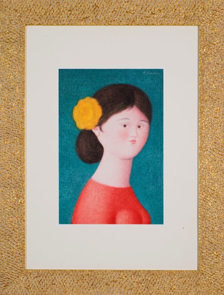 ,ANTONIO BUENO : Donna in fiore  - Asta Grafica e Multipli d'Autore - Associazione Nazionale - Case d'Asta italiane