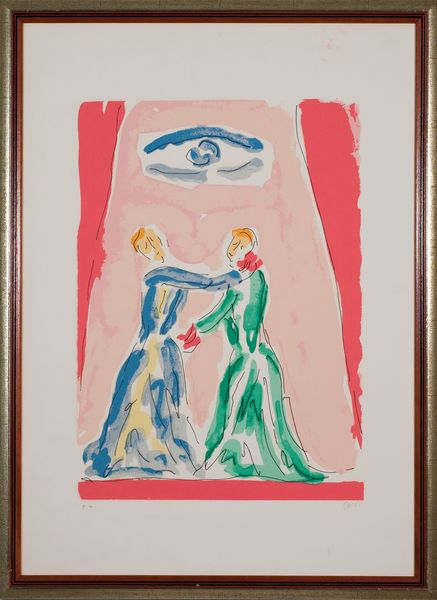 ,VIRGILIO GUIDI : Incontro  - Asta Grafica e Multipli d'Autore - Associazione Nazionale - Case d'Asta italiane