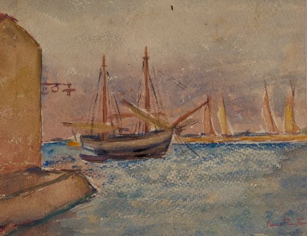 ,BRUNO  MARTINI : Barche  - Asta Grafica e Multipli d'Autore - Associazione Nazionale - Case d'Asta italiane