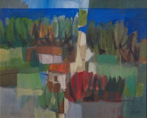 ,FAUSTO MARIA CASOTTI CAURI : Ponte Sublicio 1966, Marina 1965  - Asta Grafica e Multipli d'Autore - Associazione Nazionale - Case d'Asta italiane