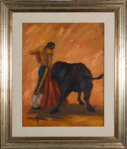 ,CARLO ANTOCI : Torero  - Asta Grafica e Multipli d'Autore - Associazione Nazionale - Case d'Asta italiane