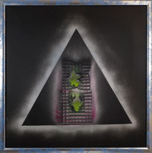 ,FRANCO COSTALONGA : Destrutturazione triangolare  - Asta Grafica e Multipli d'Autore - Associazione Nazionale - Case d'Asta italiane