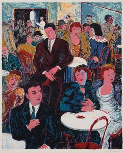 ,Aligi Sassu - Al bar