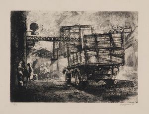 ,Renzo Vespignani : Soggetti vari  - Asta Grafica e Multipli d'Autore - Associazione Nazionale - Case d'Asta italiane