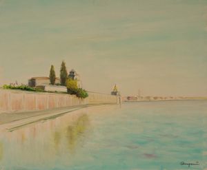 ,ALDO BERGAMINI : Paesaggii lagunari  - Asta Grafica e Multipli d'Autore - Associazione Nazionale - Case d'Asta italiane