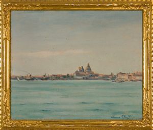 ,RINO VILLA : Bacino san Marco  - Asta Grafica e Multipli d'Autore - Associazione Nazionale - Case d'Asta italiane