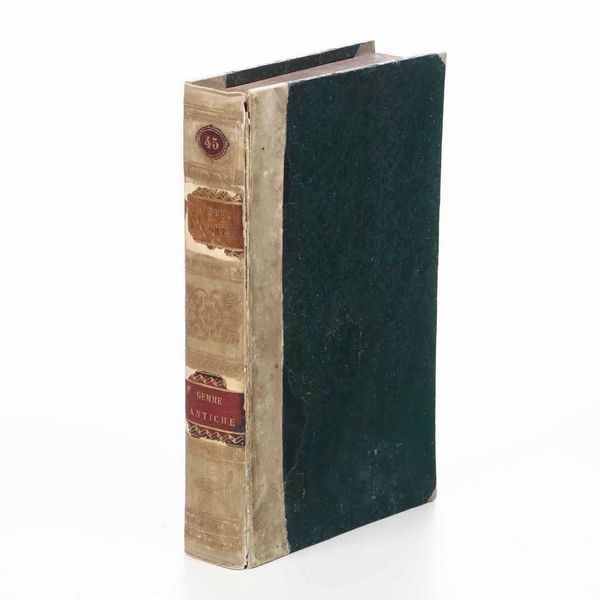 Raccolta di calchi in gesso entro finto libro antico, XIX secolo  - Asta Antiquariato Giugno - Associazione Nazionale - Case d'Asta italiane