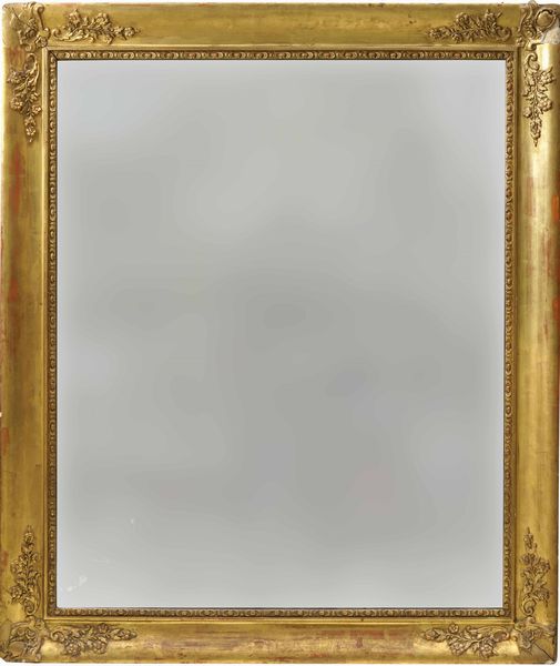 Cornice in legno dorato e pastiglia, XIX secolo  - Asta Antiquariato Giugno - Associazione Nazionale - Case d'Asta italiane