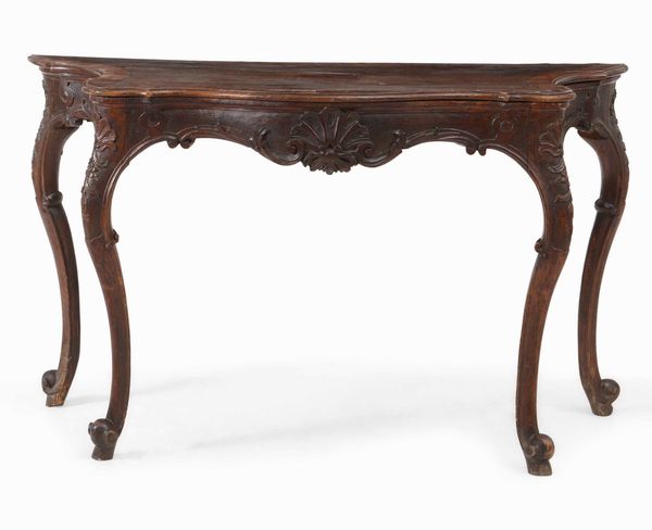 Consolle in legno intagliato, XVIII secolo  - Asta Antiquariato Giugno - Associazione Nazionale - Case d'Asta italiane