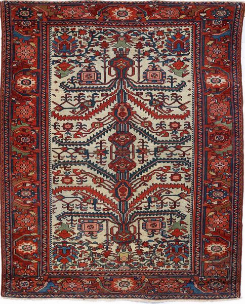 Tappeto Persia, inizio XX secolo  - Asta Antiquariato Giugno - Associazione Nazionale - Case d'Asta italiane