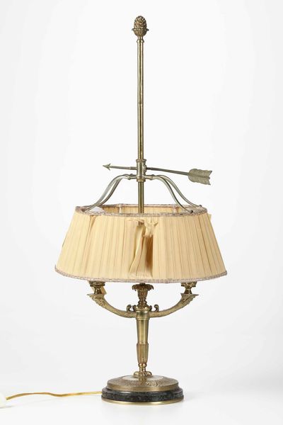 Bouillotte in bronzo dorato, XIX secolo  - Asta Antiquariato Giugno - Associazione Nazionale - Case d'Asta italiane