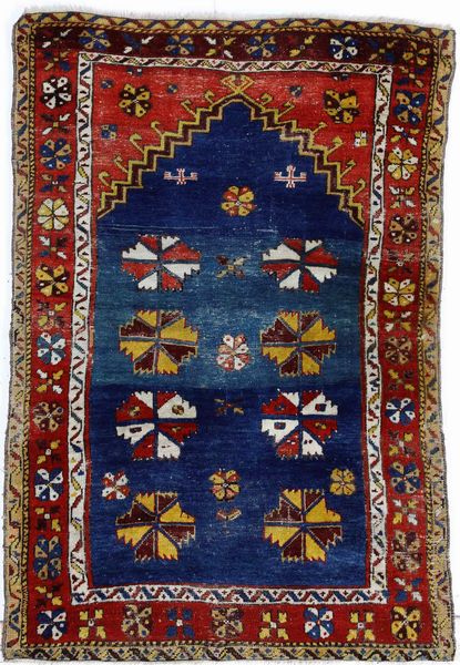 Tappeto Anatolia, fine XIX - inizio XX secolo  - Asta Antiquariato Giugno - Associazione Nazionale - Case d'Asta italiane