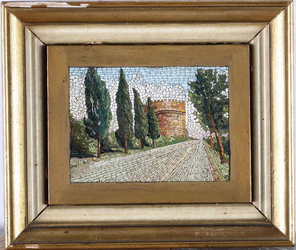Due composizioni a mosaico. XX secolo  - Asta Antiquariato Giugno - Associazione Nazionale - Case d'Asta italiane