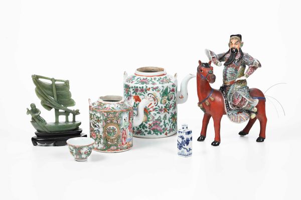 Lotto di due teiere Canton, XIX secolo  - Asta Antiquariato Giugno - Associazione Nazionale - Case d'Asta italiane