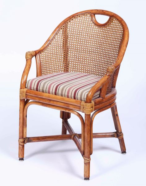 Polroncina in bamb� e cannet�. XX secolo  - Asta Antiquariato Giugno - Associazione Nazionale - Case d'Asta italiane