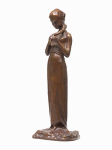 Pavel Petrovitch Trubetskoy, copia da - Figura femminile con treccia