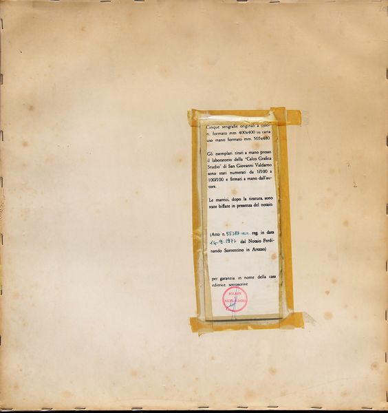 ,ANTONIO BUENO : Senza titolo  - Asta Arte moderna e contemporanea | Summer season - Associazione Nazionale - Case d'Asta italiane