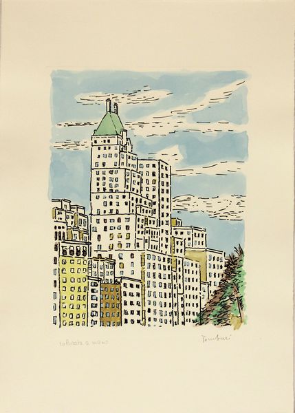 ,Orfeo Tamburi : New York - Cartella di 4 incisioni acquarellate  - Asta Arte moderna e contemporanea | Summer season - Associazione Nazionale - Case d'Asta italiane