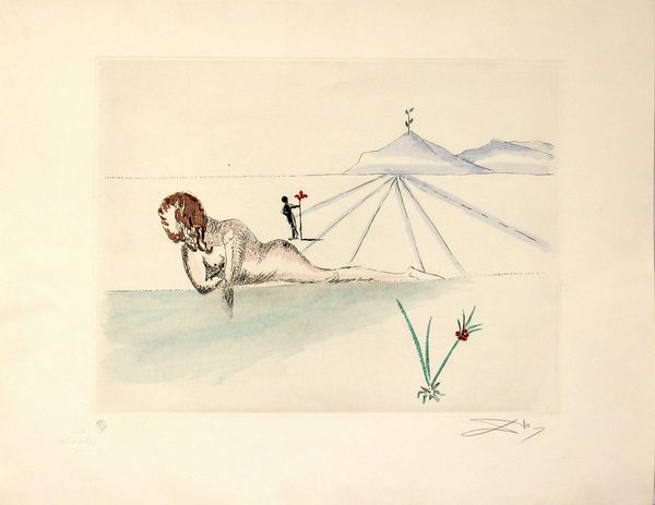 ,SALVADOR DALI' : Nu en prospective  - Asta Arte moderna e contemporanea | Summer season - Associazione Nazionale - Case d'Asta italiane