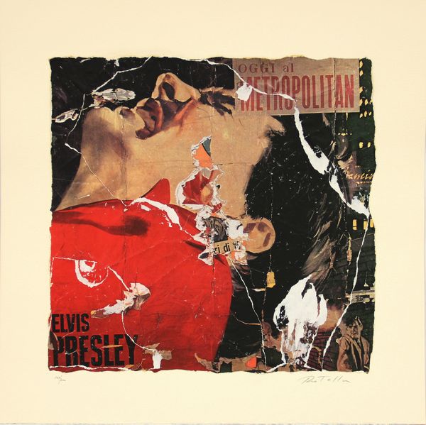 ,Mimmo Rotella : Al Metropolitan - Cartella di 4 serilito+collage  - Asta Arte moderna e contemporanea | Summer season - Associazione Nazionale - Case d'Asta italiane