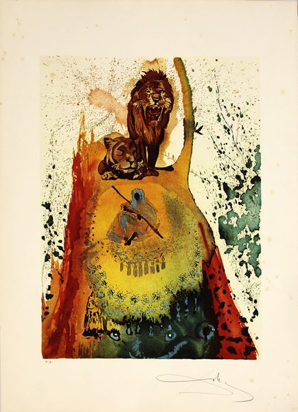 ,SALVADOR DALI' : Les lions  - Asta Arte moderna e contemporanea | Summer season - Associazione Nazionale - Case d'Asta italiane