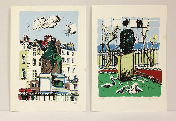 ,Orfeo Tamburi : Parigi - Cartella intera di 10 serigrafie  - Asta Arte moderna e contemporanea | Summer season - Associazione Nazionale - Case d'Asta italiane