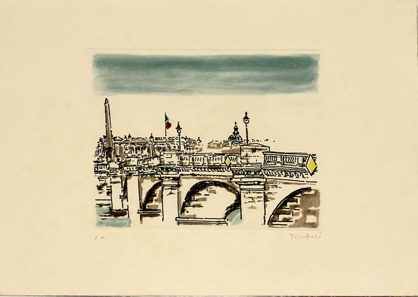 ,Orfeo Tamburi : Lungo la Senna - Cartella intera di 5 incisioni  - Asta Arte moderna e contemporanea | Summer season - Associazione Nazionale - Case d'Asta italiane