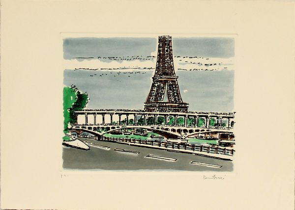 ,Orfeo Tamburi : Lungo la Senna - Cartella intera di 5 incisioni  - Asta Arte moderna e contemporanea | Summer season - Associazione Nazionale - Case d'Asta italiane