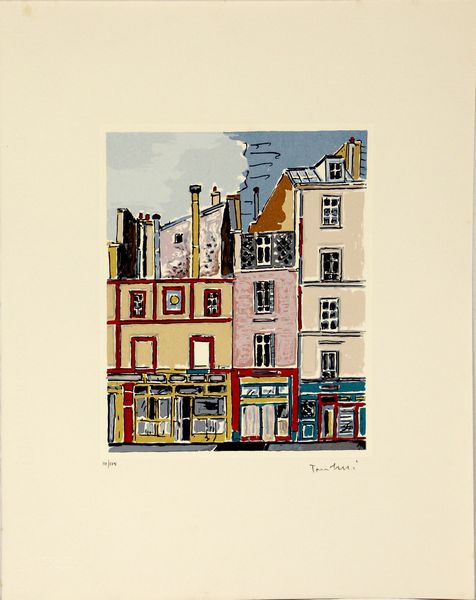 ,Orfeo Tamburi : Parigi - Cartella di 5 serigrafie  - Asta Arte moderna e contemporanea | Summer season - Associazione Nazionale - Case d'Asta italiane